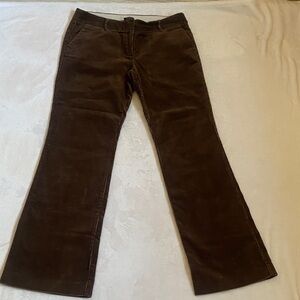 J. Crew Women's Flare Brown Corduroy Jeans